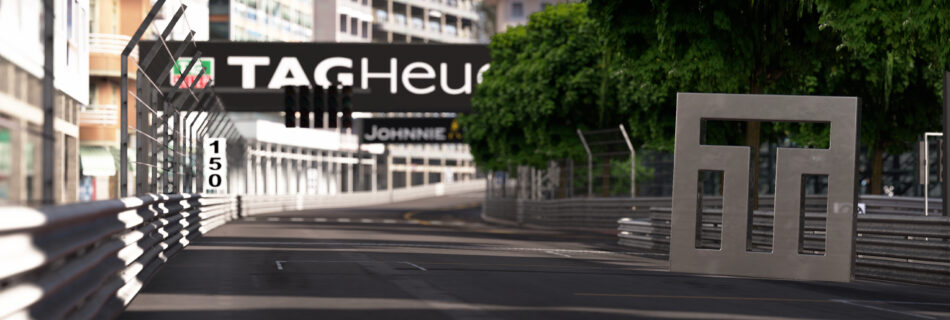 Banner Monaco Formula 1 Circuit